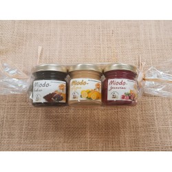 S124 Zestaw upominkowy miody z dodatkami