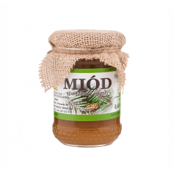Miód spadziowy świerkowy kremowany 0,40kg